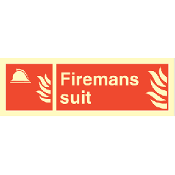 Firemans suit, 100 x 300 mm
