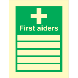 [17-102204] First aiders, 200 x 150 mm