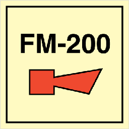 [17-104309] FM-200 alarm, 150 x 150 mm