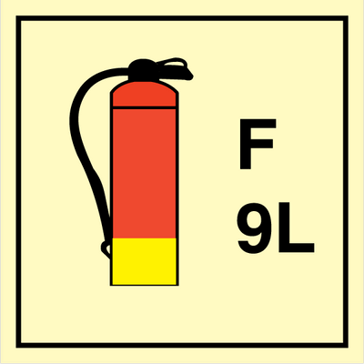 [17-104106] Foam Extinguisher - 9 L, 150 x 150 mm