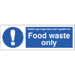 Food waste only, 100 x 300 mm