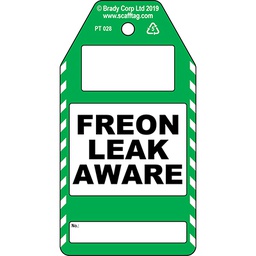 [30-306745] Freon Leak Aware tag