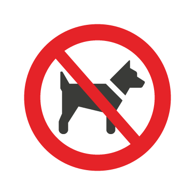 Hunde forbudt