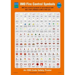 [17-J-125233G] IMO Fire Control Symbols 475 x 330 mm