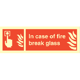 [17-J-1858] In case of fire break glass