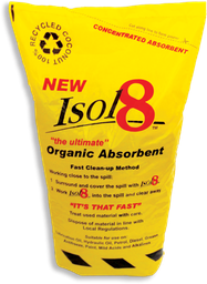[21-E-ISOL8] Isol8 organisk miljøvenlig super absorberende absorbent, fremstillet af organisk matriale (isolate)