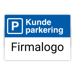 [17-J-400556] Kundeparkering. Firmalogo