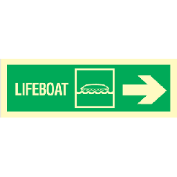 [17-100067] Lifeboat arrow right 100 x 300 mm