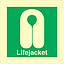 Lifejacket - Photoluminescent - 150 x 150 mm