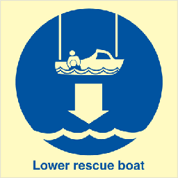 Lower resque boat 150 x 150 mm