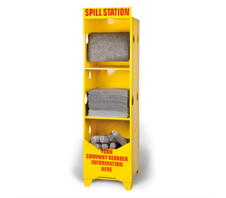 [25-SK-MSS] Metal spill station absorbent dispenser 56cm x 56cm x 183cm