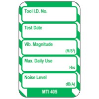 [30-832027] Microtag indsats, grøn - Vibration/støj, Microtag Insert, 020002