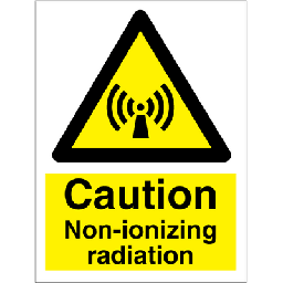 Non-ionizing radiation 200 x 150 mm