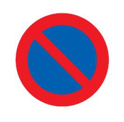 [17-F-405164] Parkering forbudt, Ø 30 cm, 1-sidet, færdselstavle