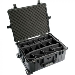 [18-1610-004-110E] PELI™ PELI™ 1610 med velcro skillerum - ekstremt robust vandtæt case til beskyttesle af udstyr