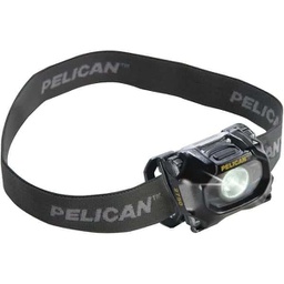 [18-027500-0102-110E] PELI™ PELI™ 2750 Headlamp  har to lysstyrker med henholdsvis 40 og 12 brændtimer. Pandelygten vejer bare 60 gram og drives af 3 AAA batterier.