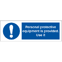 Personal protective equipment 100 x 300 mm