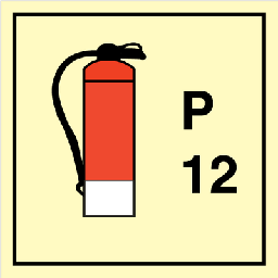[17-104104PVMM] Powder Extinguisher 12 150 x 150 mm