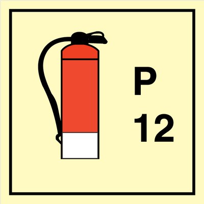 [17-104104PVMM] Powder Extinguisher 12 150 x 150 mm