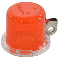 [30-130820] Trykknap Lockout-enhed (22 mm), rød, med standard Cover