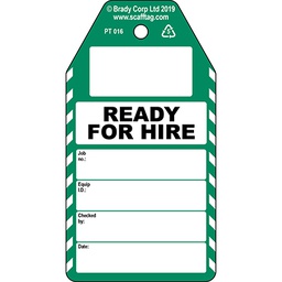 [30-306733] Ready for Hire tag