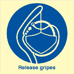 Release gripes 150 x 150 mm