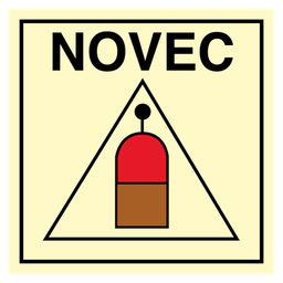 Remote Release Station for NOVEC - IMO Sign
