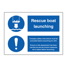 [17-J-2447] Rescue boat launching