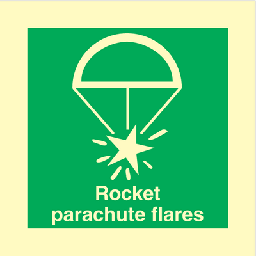 Rocket parachute flares 150 x 150 mm