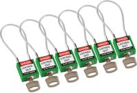 [30-146131] Safety Hængelås - Kompakt Kabel
