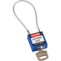 [30-146122] Safety Hængelås - Kompakt Kabel