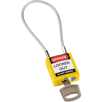 [30-146121] Safety Hængelås - Kompakt Kabel