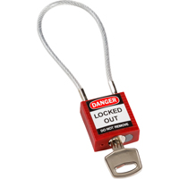 [30-146120] Safety Hængelås - Kompakt Kabel