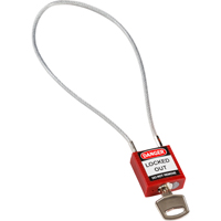 [30-146124] Safety Hængelås - Kompakt Kabel