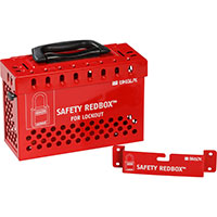 [30-145579] Sikkerhed Redbox Group Lockout Box - Rød