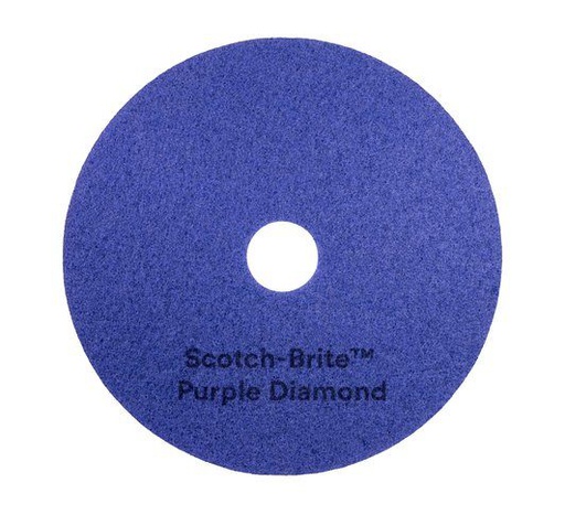 [35-SBDPU13] Scotch-Brite Diamant gulvrondeller, Lilla, 13" - 330 mm