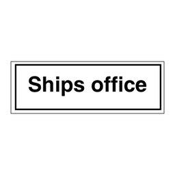Ships office 100 x 300 mm