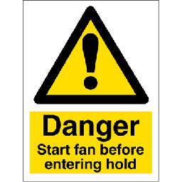 [17-J-2580] Start fan before entering hold