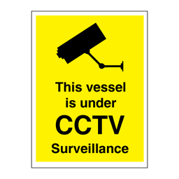 This vessel is under CCTV surveillance