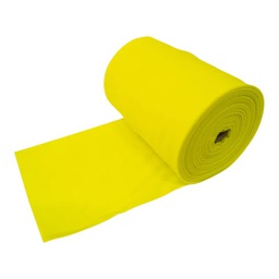 [30-ELASTIK-GUL] Trænings elastikbånd rulle - let (30 m gul)