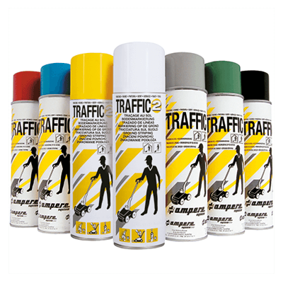 TRAFFIC Paint spraymaling - Markeringsspray til brug ude- og indendørs 500 ml